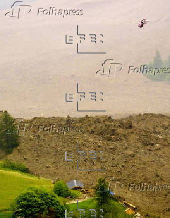 Birch Glacier causes avalanche near Blatten
