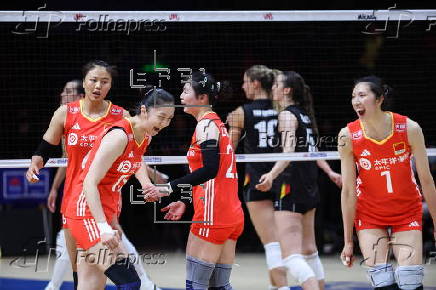 FIVB Volleyball Women's Nations League - China vs Belgium