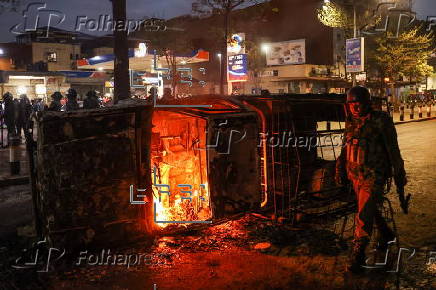 Street vendors protest in Nairobi against police harrassment