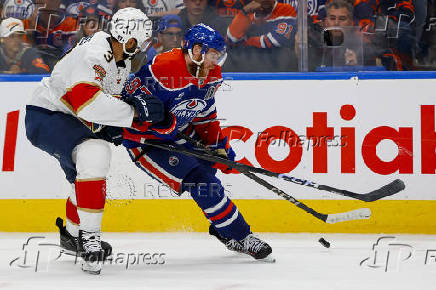 NHL: Stanley Cup Final-Florida Panthers at Edmonton Oilers
