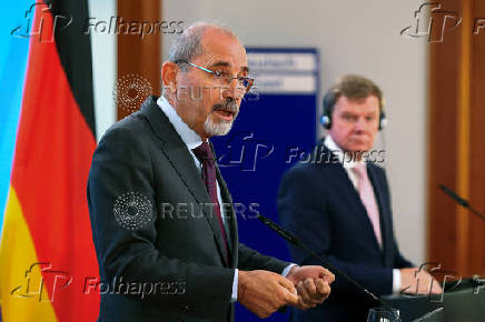 Germany's Foreign Minister Wadephul meets Jordan's Foreign Minister Safadi, in Berlin