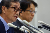 Nippon Steel Chairman and Vice Chairman hold press conference in Tokyo