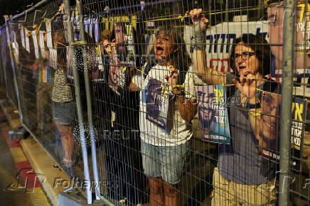 Protest demanding the release of hostages kidnapped during the attack on Israel by Hamas, in Jerusalem