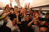 Aterrizan en Venezuela dos aviones con los 252 migrantes que estaban presos en El Salvador