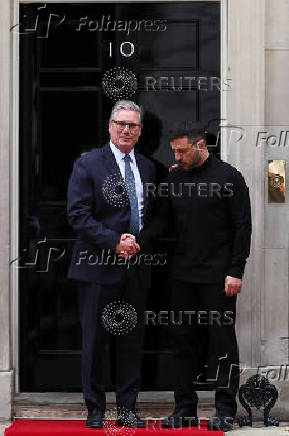 British PM Starmer and Ukrainian President Zelenskiy meet in London