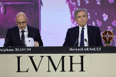 Luxury giant LVMH holds its annual meeting with shareholders in Paris
