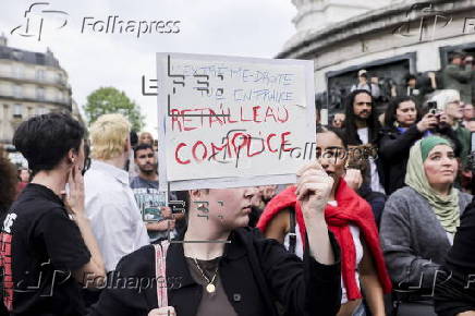 Rally against Islamophobia in Paris following man's stabbing in southern France mosque