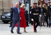 King Charles III, Queen Camilla unveil Coronation artwork at National Gallery in London