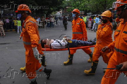 India Nationwide civil defence drill in New Delhi