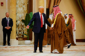 U.S. President Trump attends a GCC summit, in Riyadh