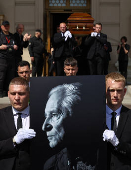 Funeral ceremony for Russian ballet maestro Yuri Grigorovich in Moscow