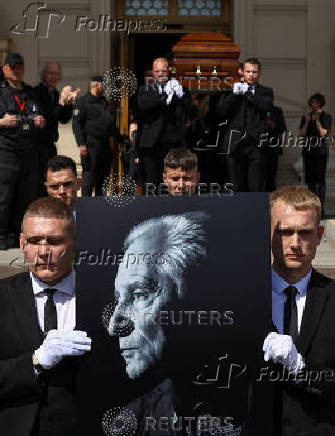 Funeral ceremony for Russian ballet maestro Yuri Grigorovich in Moscow