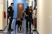 A person is detained at the office of congressman Jerry Nadler by Department of Homeland Security agents at Nadler?s office which is located in the same building as US Immigration Court in New York City