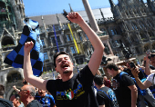 Champions League - Final - Paris St Germain and Inter Milan fans gather in Munich