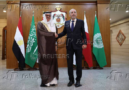 Members of the Ministerial Committee Assigned by the Joint Arab-Islamic on Gaza meet in Amman