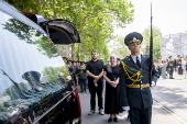 Funeral ceremony of Moldovan composer Eugen Doga in Chisinau