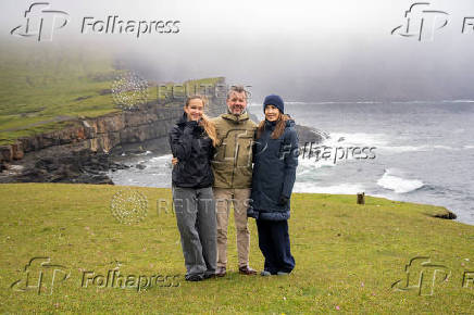 Denmark Royal Couple on an official visit to the Faroe Islands