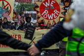 No Kings Protest against Donald Trump in New York