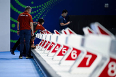 Media tour of the newly-constructed WCH Arena, one of the competition venues for the World Aquatics Championships 2025 which will be held in Singapore