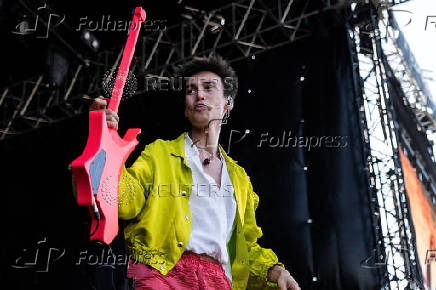 British artiste Jacob Collier performs at Tinderbox music festival in Odense