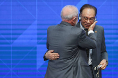 Brazil's President Lula attends the opening of the BRICS Business Forum, in Rio de Janeiro