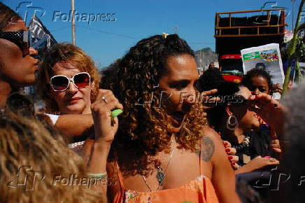 MARCHA DAS MULHERES NEGRAS NO RIO DE JANEIRO.