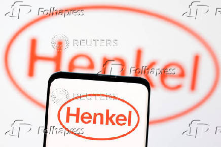 FILE PHOTO: Illustration shows Henkel logo