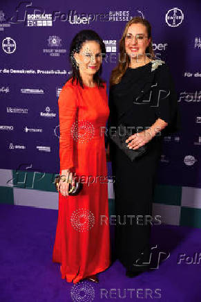 Annual press association ball (Bundespresseball) at Adlon Hotel, in Berlin