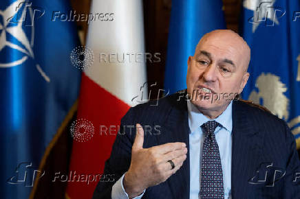 Reuters exclusive with Italian Defense Minister Guido Crosetto
