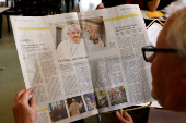 Mourning after the death of Pope Francis, in Vienna