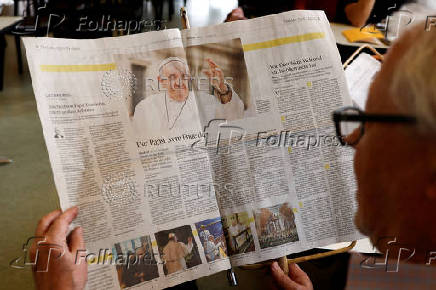 Mourning after the death of Pope Francis, in Vienna