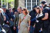 Traditional May Day labour union march in Paris