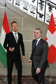 Hungarian Foreign and Trade Minister Peter Szijjarto visits Switzerland