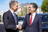 British Energy Secretary Ed Miliband visits Norway