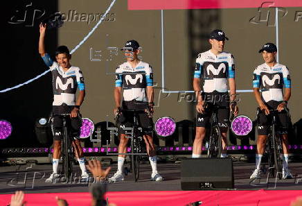 Giro d'Italia cycling tour - Teams Presentation