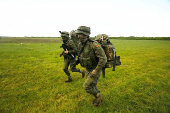 Spanish army airborne brigade lands near Daugavpils