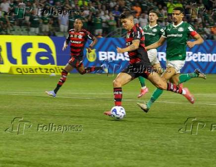 Partida entre Palmeiras e Flamengo