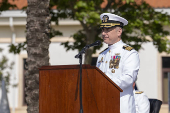 Toma de posesión de Charles A. Chmielak como nuevo comandante de las fuerzas navales estadounidenses en Rota