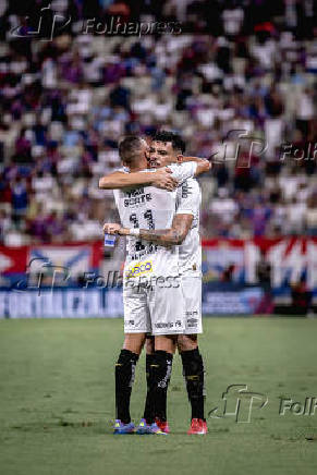 Partida entre Fortaleza e Santos pelo Campeonato Brasileiro