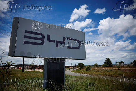 FILE PHOTO: China EV giant BYD's expansion triggers backlash in Brazil