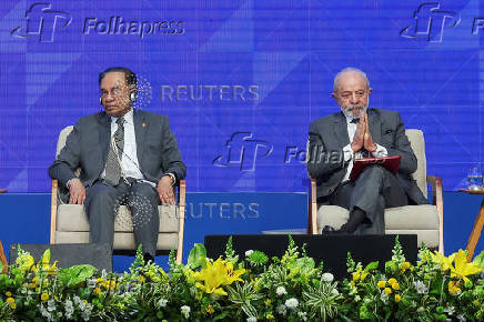 Brazil's President Lula attends the opening of the BRICS Business Forum, in Rio de Janeiro