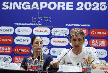 Opening press conference of the World Aquatics Championships Singapore 2025