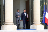 Weekly cabinet meeting at the Elysee Palace in Paris