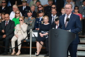 Recruits of the German Armed Forces take public ceremonial oath in Berlin