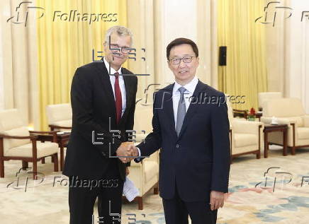 Helge Lund, chair of the board of directors of Novo Nordisk, visits Beijing