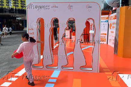 Exhibition on abdominal obesity among the Chinese population, jointly organised by Innovent Biologics, Alibaba Health and Tmall Juhuasuan, in Shanghai