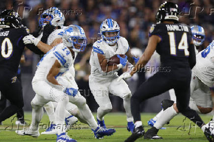 NFL: Detroit Lions at Baltimore Ravens