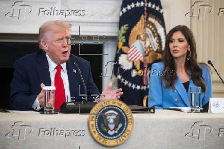 US President Trump hosts roundtable on Antifa