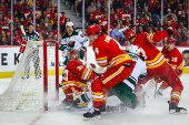 NHL: Minnesota Wild at Calgary Flames