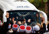 An annual gathering at the Nabi Shuayb Shrine, a holy place for the Druze community, at Majdal Shams